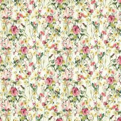 Clarke and Clarke Wild Meadow Ivory 159604 Floral Flourish By Studio G For CandC Collection Multipurpose Fabric