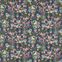 Clarke and Clarke Wild Meadow Multi Linen 159701 Floral Flourish By Studio G For CandC Collection Multipurpose Fabric