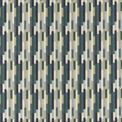 Clarke and Clarke Seattle Mineral Navy 1641-01 Formations By Studio G For C&C Collection Multipurpose Fabric