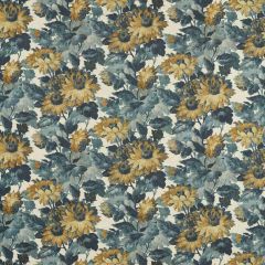 Clarke and Clarke Sunforest Denim Linen 1660-02 Marianne Collection Indoor Upholstery Fabric