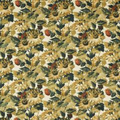 Clarke and Clarke Sunforest Olive Russet 1660-03 Marianne Collection Indoor Upholstery Fabric