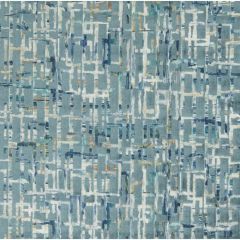 Clarke and Clarke Quadrata Teal Mineral F1697-05 Vivido Collection Indoor Upholstery Fabric
