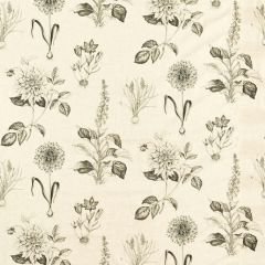 Clarke and Clarke Roseraie Charcoal F1738-02 Secret Garden Collection Multipurpose Fabric