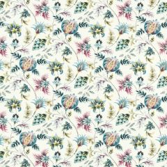 Clarke and Clarke Sizergh Teal Berry F1739-03 Secret Garden Collection Multipurpose Fabric