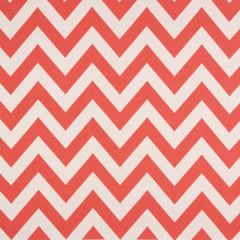 Premier Prints Zigzag Coral / White Premier Basics Collection Multipurpose Fabric