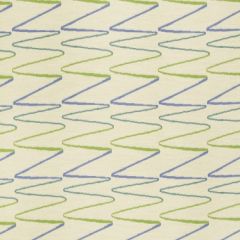Robert Allen Contract Ziggy Waves Lime 242291 Color Library Collection Upholstery Fabric