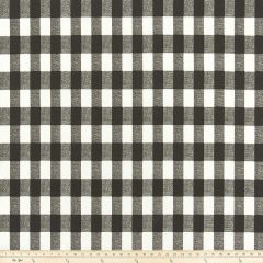 Premier Prints Buffalo Plaid Ink Indoor-Outdoor Upholstery Fabric
