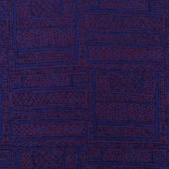Beacon Hill Paracas Grid Deep Purple 260477 Silk Jacquards and Embroideries Collection Multipurpose Fabric