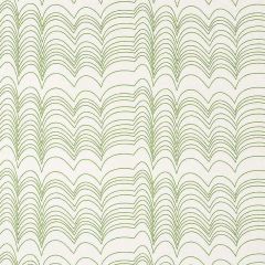 F Schumacher Richter Green 177111 Prints by Studio Bon Collection Indoor Upholstery Fabric