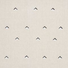 F Schumacher Overlapping Triangles Black and White 74020 by Caroline Z Hurley Indoor Upholstery Fabric