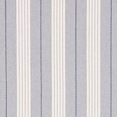 F Schumacher Audrey Stripe Navy 71370 Essentials Stripes II Collection Indoor Upholstery Fabric