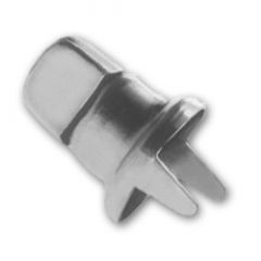 Common Sense® Turn Button Double Prong Double Height 91-XB-78333-1A Nickel-Plated Brass 100 pack