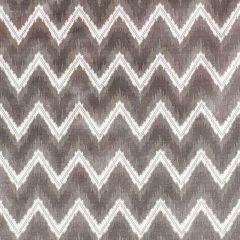 F Schumacher Chevron Velvet Grey 72841 Cut and Patterned Velvets Collection Indoor Upholstery Fabric