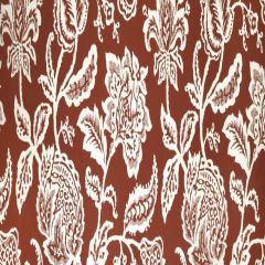 Robert Allen Jacobean Toss Poppy 229555 Indoor Upholstery Fabric