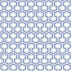 Cole and Son Hicks Hexagon Blue / Grey 66-8054 New Contemporary Collection Wall Covering