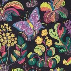 F Schumacher Exotic Butterfly Black 176182 Good Vibrations Collection Indoor Upholstery Fabric