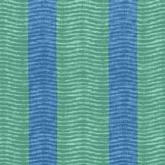 Thibaut Wavelet Blue and Green F913098 Summer House Collection Multipurpose Fabric