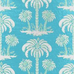 Thibaut Palm Island Turquoise F913146 Summer House Collection Multipurpose Fabric