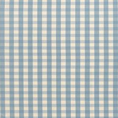 F Schumacher Elton Cotton Check Chambray 63058 Indoor Upholstery Fabric