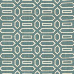 F Schumacher Pavillion Peacock Blue 176145 by Veere Grenney Indoor Upholstery Fabric