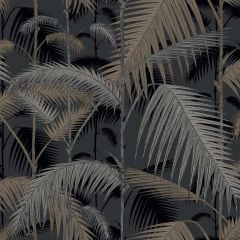 Cole and Son Palm Jungle Silver / Black 95-1004 Contemporary Restyled Collection Wall Covering