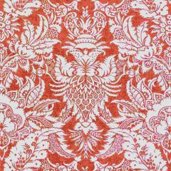 Thibaut Chardonnet Damask Red F972584 Chestnut Hill Collection Multipurpose Fabric