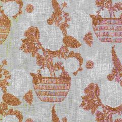 Thibaut Tullamore Red and Cream F972590 Chestnut Hill Collection Multipurpose Fabric