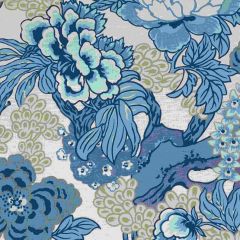 Thibaut Honshu Blue and Beige F975487 Dynasty Collection Multipurpose Fabric
