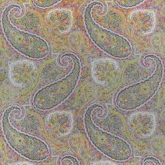 Thibaut Sherrill Paisley Teal and Beige F985076 Greenwood Collection Multipurpose Fabric