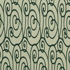 Robert Allen Flocked Scroll Jewel 222289 Color Library Collection Indoor Upholstery Fabric
