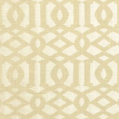 F Schumacher Imperial Trellis II Sand / Ivory 174412 Print Happy Collection Indoor Upholstery Fabric