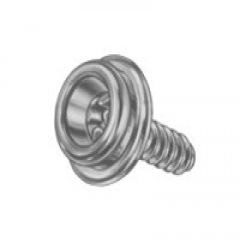 DOT® Durable™ Screw Stud 93-X8-103937-1A Nickel-Plated Brass / Stainless Steel Screw 5/8" 100 pack