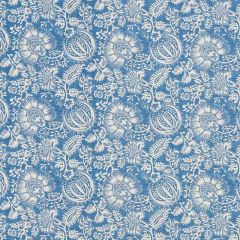 F Schumacher Pomegranate Print Indigo 177690 Chambray Collection Indoor Upholstery Fabric