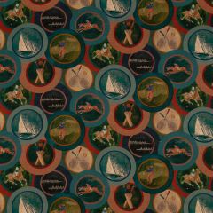 Mulberry Sporting Life Teal Fd2000-R11  Long Weekend Collection Multipurpose Fabric