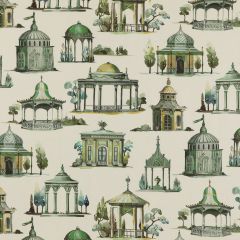 Mulberry Follies Emerald Fd2008-S16  Long Weekend Collection Multipurpose Fabric