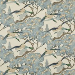 Mulberry Home Flying Ducks Blue FD205-H101 Icons Fabrics Collection Multipurpose Fabric