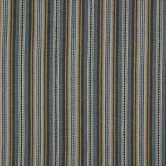 Mulberry Home Dalton Stripe Indigo / Teal FD731-H43 Bohemian Travels Collection Multipurpose Fabric