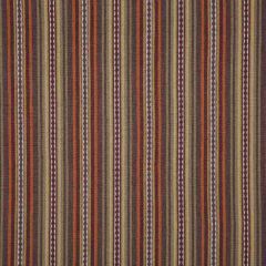 Mulberry Home Dalton Stripe Spice / Plum FD731-V54 Bohemian Travels Collection Multipurpose Fabric