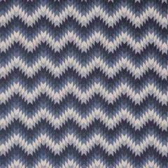 Mulberry Home Logan Indigo FD743-H10 Bohemian Travels Collection Indoor Upholstery Fabric