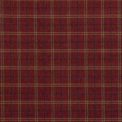 Mulberry Home Haddon Check Red Fd744-V106 Bohemian Travels Collection Multipurpose Fabric