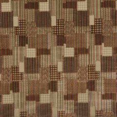 Mulberry Home Bohemian Patchwork Plum/Spice Fd747-H113 Bohemian Travels Collection Indoor Upholstery Fabric