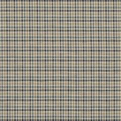 Mulberry Home Babington Check Indigo FD810-H10 Icons Fabrics Collection Indoor Upholstery Fabric