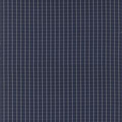 Mulberry Home Compass Check Indigo FD816-H10 Westerly Stripes Collection Multipurpose Fabric
