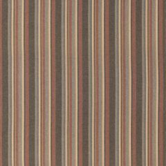 Lee Jofa Lindisfarne Stripe Russet Slate 839-172 Mulberry Wools V Collection Multipurpose Fabric