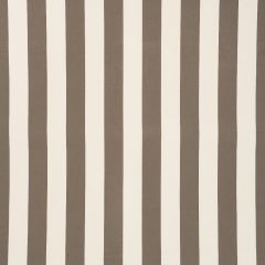 F Schumacher Cabana Stripe Taupe 71754 Indoor / Outdoor Prints and Wovens Collection Upholstery Fabric