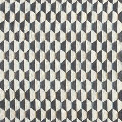 Thibaut Optica Charcoal W73353 Nomad Collection Indoor Upholstery Fabric