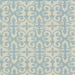 F Schumacher Ferne Park Blue FERN001 by Veere Grenney Indoor Upholstery Fabric