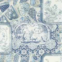 Mulberry China Indigo 080-10 Bohemian Romance Collection Wall Covering