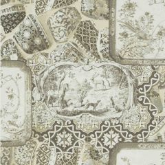 Mulberry China Silver / Taupe 080-80 Bohemian Romance Collection Wall Covering