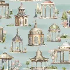Mulberry Follies Aqua 093-104 Icons Wallpapers Collection Wall Covering